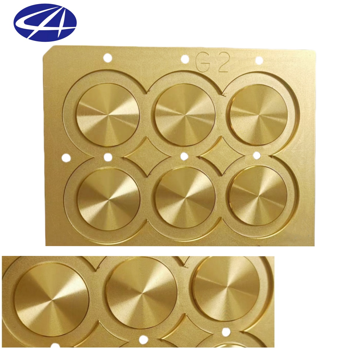 Peças torneadas de latão usinadas CNC personalizadas de alta precisão 
