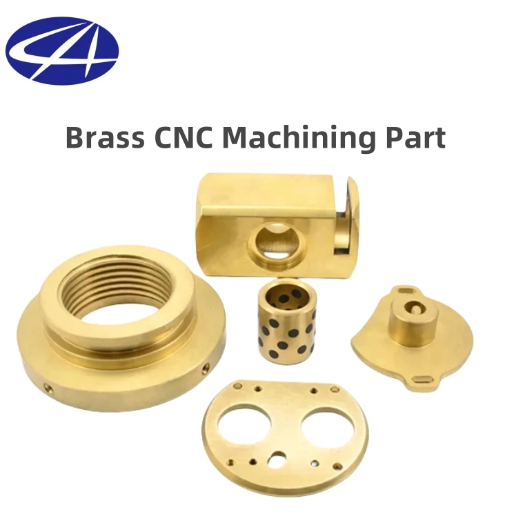 Peças torneadas de latão usinadas CNC personalizadas de alta precisão 